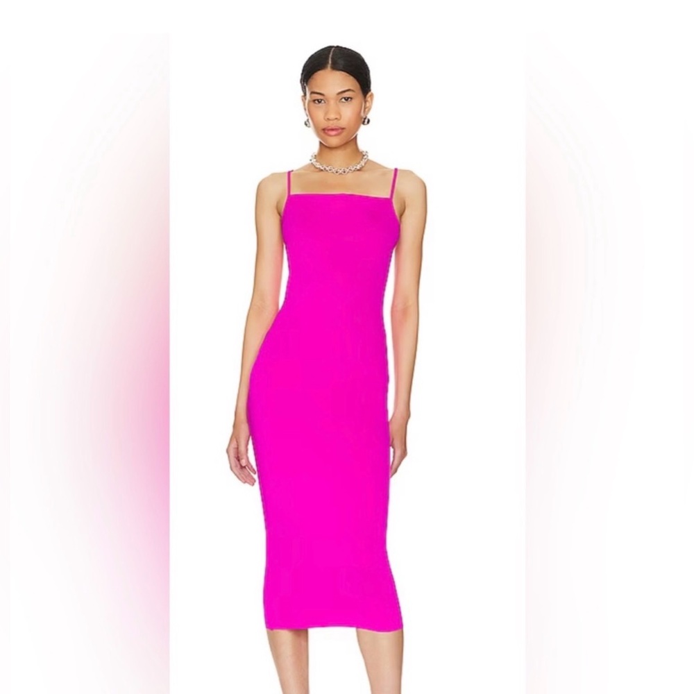 Good American Scuba Fucshia Dress New With Tags